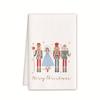 Christmas gift hanging kitchen towel hand wipe absorbent towel household bathroom cartoon hanging towel cleaning rag