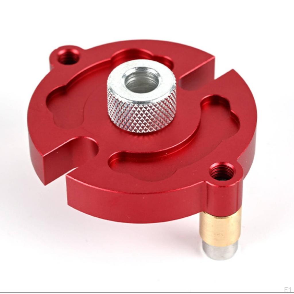 Precision DowelJoint Guide | Adjustable Knurled, Recessed Positioning Faces, Dowel Jig with Locating