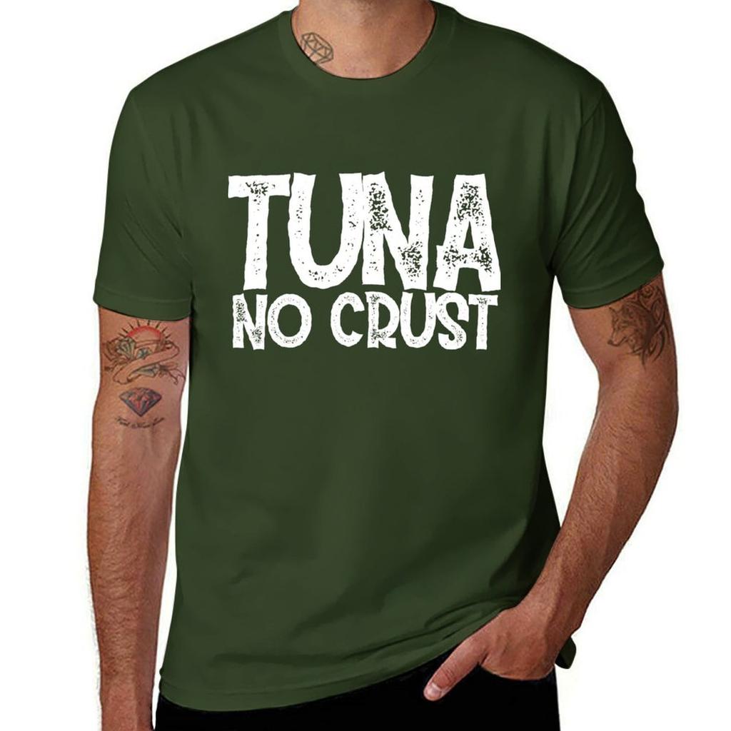 Tuna No Crust T-Shirt Boys Whites Sweat Mens Cotton T Shirts