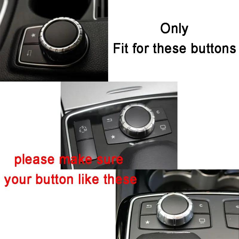 Mercedes Benz A B E GLA GLE CLA Center Console Multimedia Navigation Knob Cover