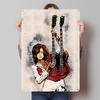 Jimmy Page Poster Customized Vintage Metal Signs Wall Art Retro Tin Plaque for Modern Home Decoration Luxury House Decor Items