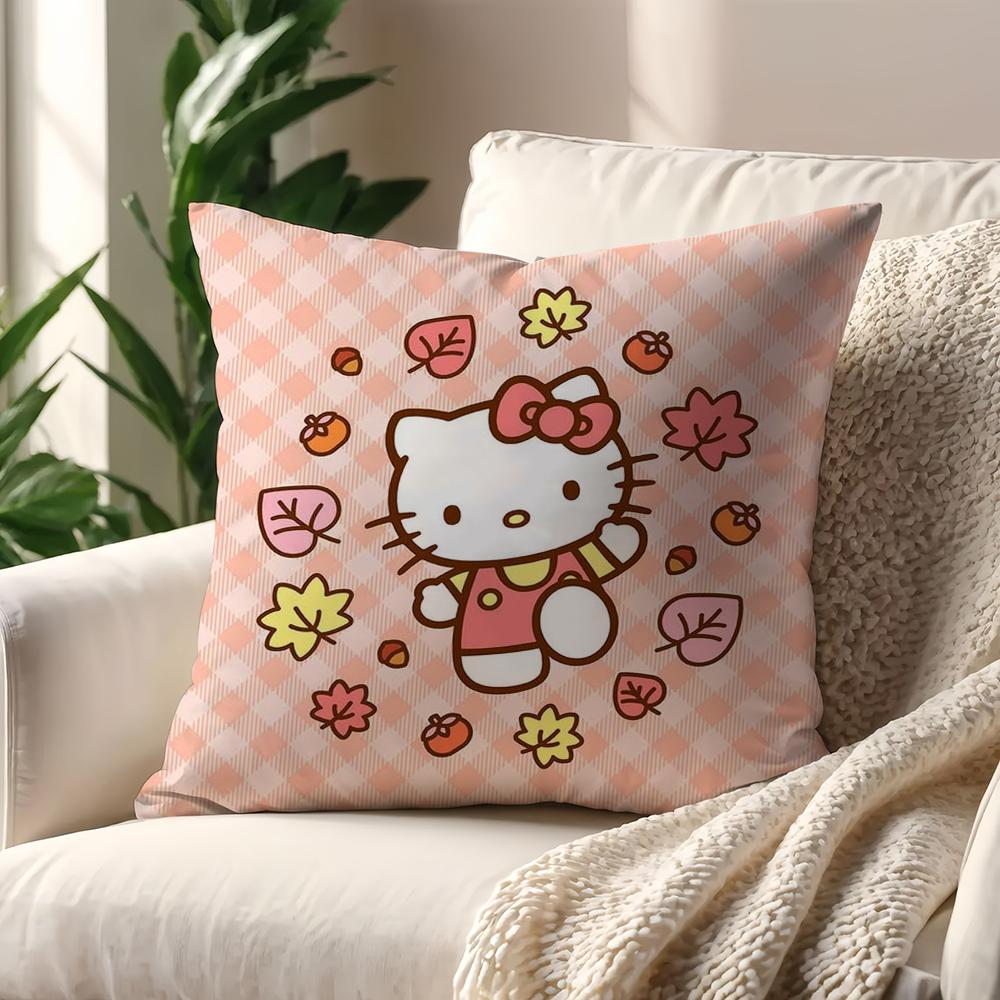Cute Hello KKitty cushion cover For Pillow Printing Sofa Decoration Home Car Room Coffee Shop Office Nordic Simplicity