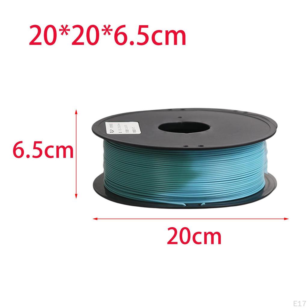 1.75mm PLA 3D Printer Filament 1kg 2.2lbs 330 Meters Wound Accessories for Printing