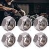 100pcs Premium Lock Nut Set Practical Stainless Steel Nut Versatile Metric Hex Nut  For Bolts