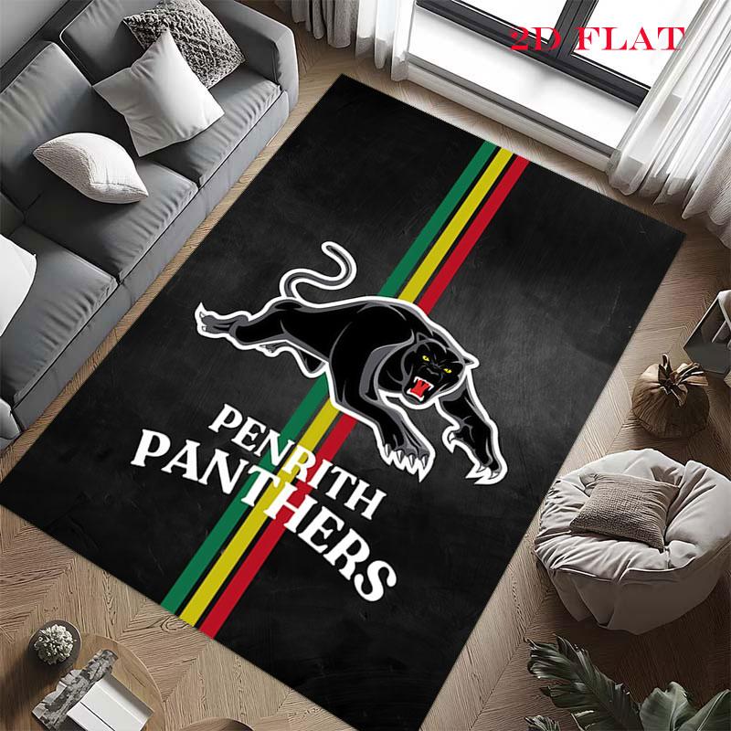 True Penrith Panthers Carpet Rug for Living Room Bedroom Home Sofa Decoration,Kids play Nonslip Floor Mat