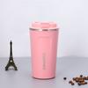 Outdoor Portable Car Cup 304 Stainless Steel Double-Layer Vacuum Thermos Cup Simple Office Coffee Cup