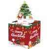 Tree Christmas Red Pattern Paper Gift Box Holiday Decoration Prop Atmosphere