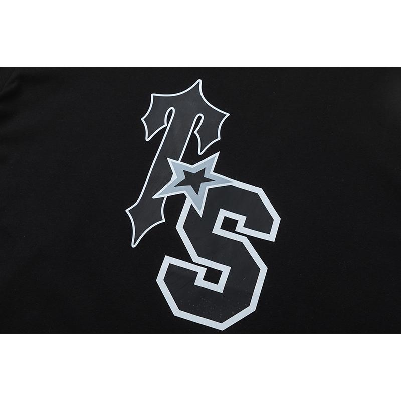 672 Trapstar London 2025 Sommer Neues hochwertiges Rundhals-T-Shirt aus Baumwolle in großer Größe für Männer und Frauen, Paar-T-Shirt