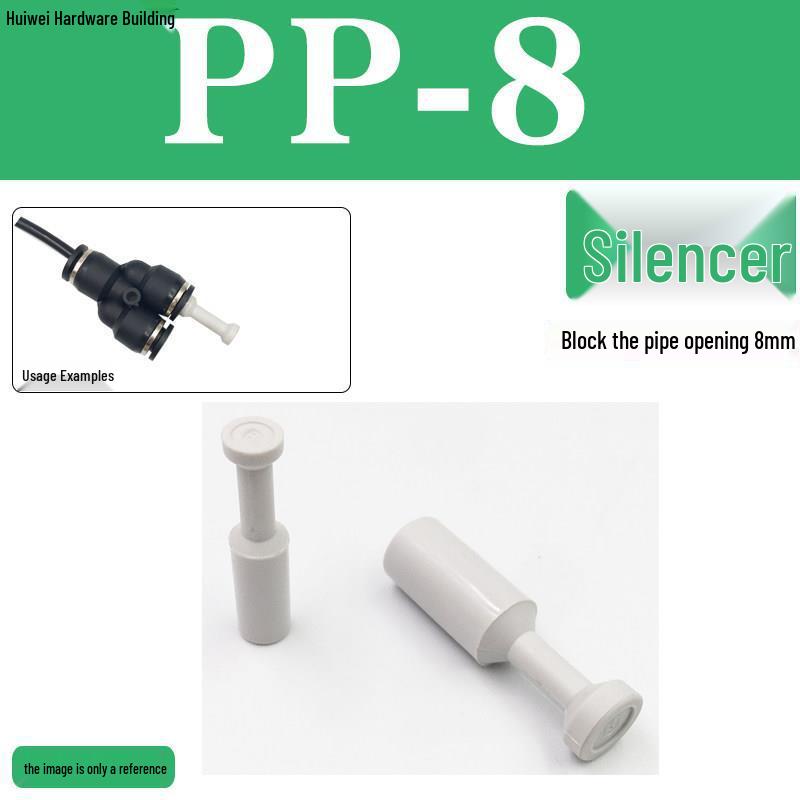 Pneumatic Quick Connect Air Hose Plug Cap PPF Series: Push-in Plastic Stopper