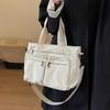 Borse Messenger Casual in Velluto a Coste Grande Capacità per Pendolari Mamma Portatile Borsa a Spalla Multi Scomparti Borse Tote da Campeggio