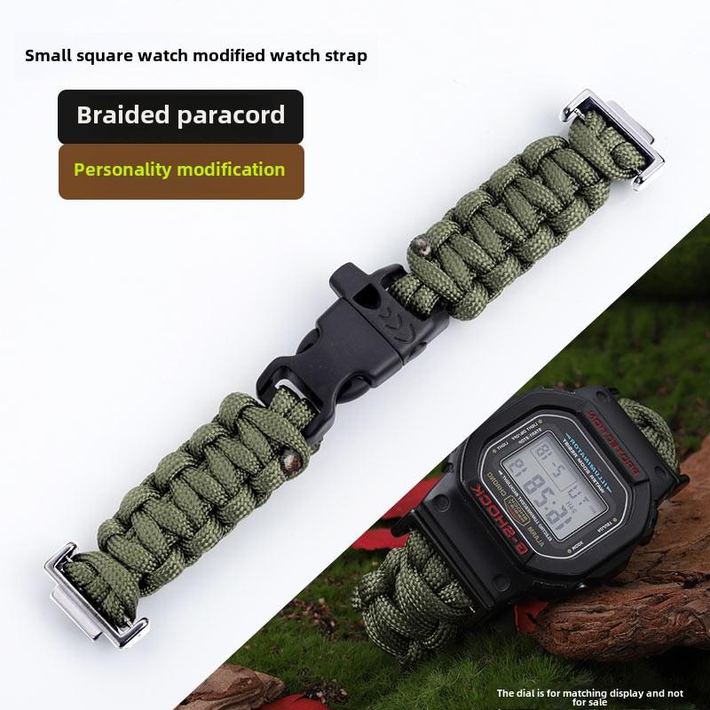 Woven nylon watch strap For Casio Gshock dw5600 GW-M5610 Ga100 GA2100 GM-5600 modify fabric dw-5600 Sports watchband accessories
