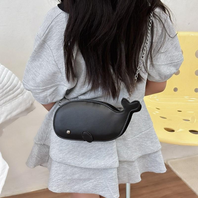 Dolphin Shape Shoulder Women Hand Bag Casual Pu Leather Female Messenger Crossbody Bags Cute Party Bag New Purse