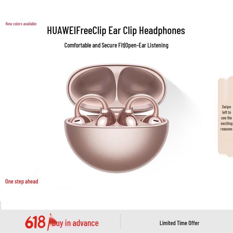 Huawei FreeClip Open-Ear Clip-On Wireless Bluetooth Earphones