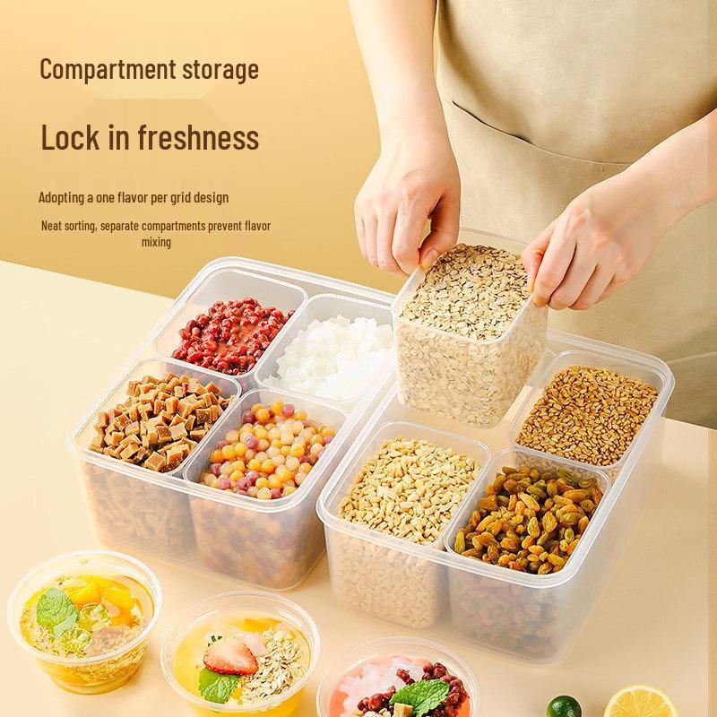 Yi Cang Extra Large 6-Compartment Ingredient Organizer
