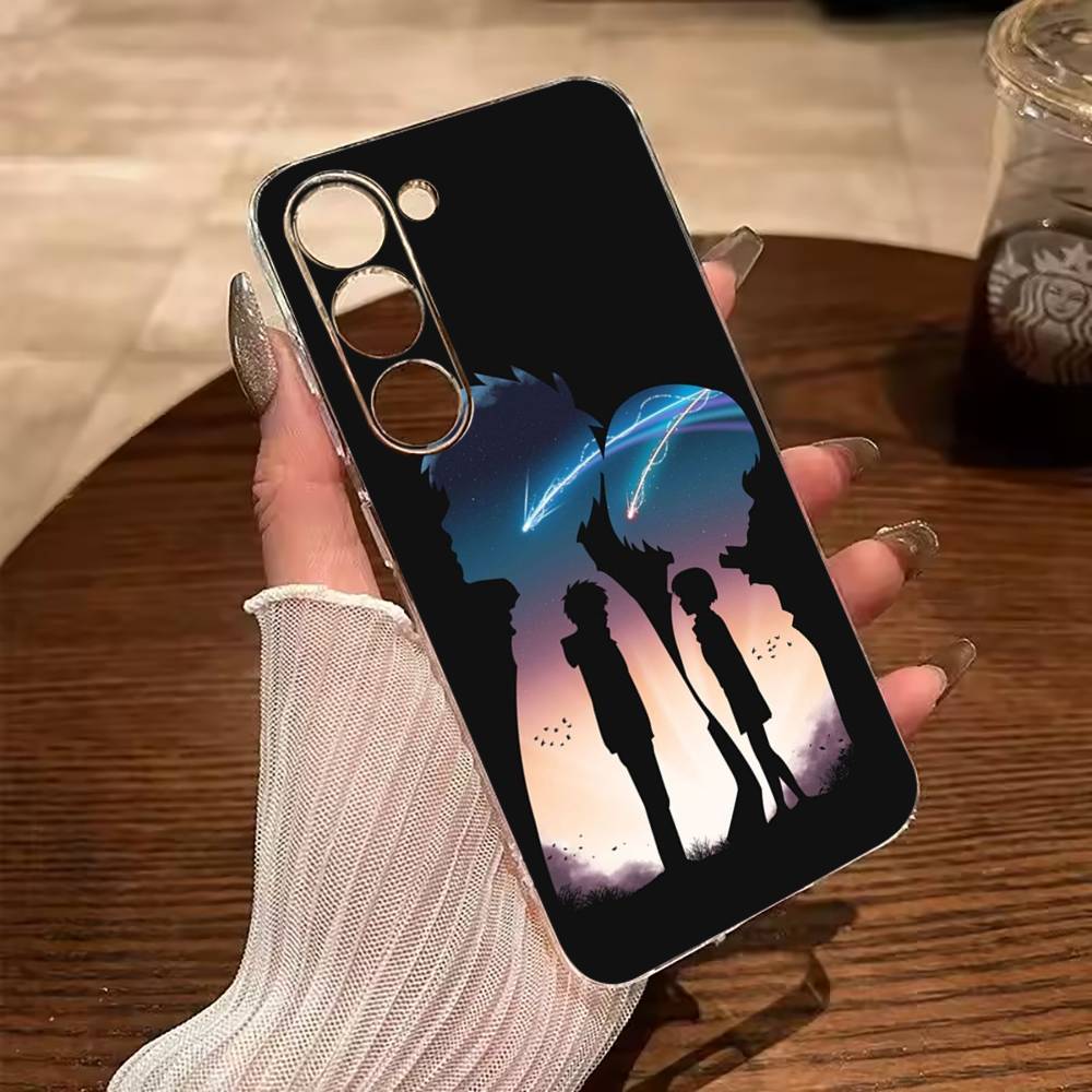 Y-N-Your- Name Clear Phone Case for Samsung Galaxy A71, A70, A52, A51, A40, A30