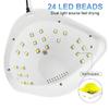 UV LED Lamp for Nails 24 LEDs USB Nail Dryer Light for Drying All Gel Polish Professional Manicure Equipment Tool