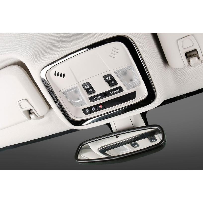 For Buick Regal 2018-2020 Black Steel Roof Front Reading Light Cover Trim 2PCS