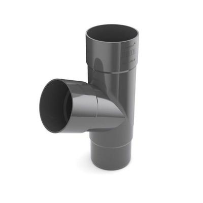 Gutter Tee Graphite System 90 - Essential Fitting