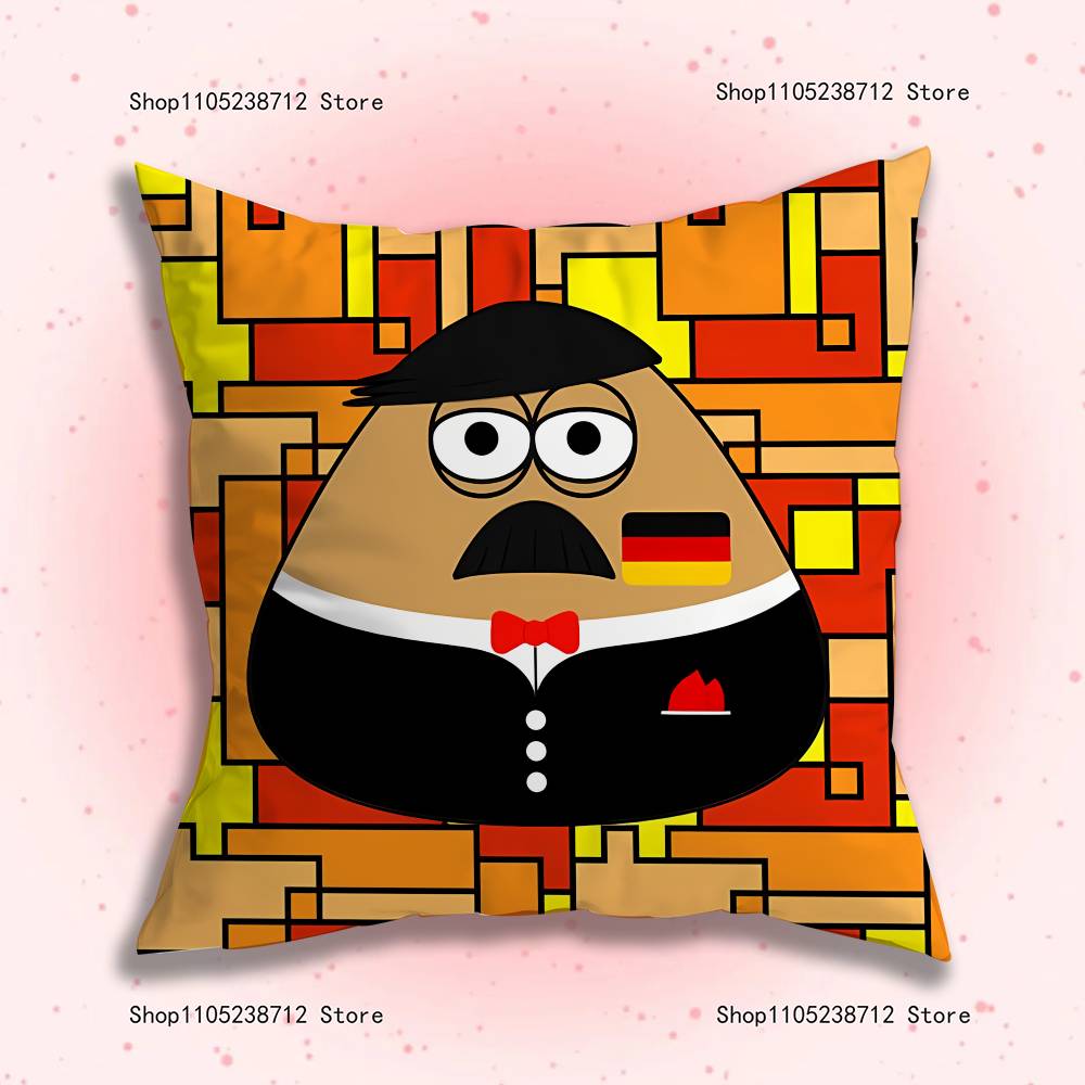 My Pet Alien Emo Noteit Pou Pillowcase Pillowslip Cushion Plush Boys Girls Cartoon Anime Kawaii Decoration Birthday Cute Gifts