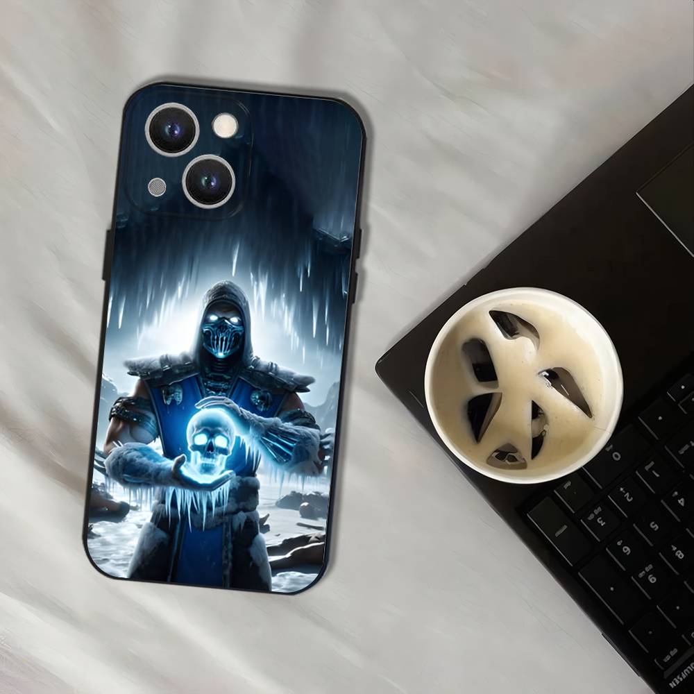 Game MK Sub Zero Phone Case For iPhone 17,16,15,14,13,12,11,Pro,XS,Max,XR,Plus,E,SE4,Mini Black Soft Cover