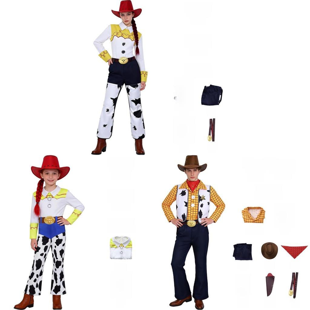Toy Story Woody And Jessie Polyester Cosplay Outfits For Anime Fans And Role Play Enthusiasts