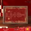 Chinese Style Wedding & Engagement Certificate Frame - Betrothal Letter & Date Book Tabletop Display