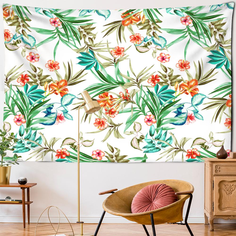 Flower Tapestry Wall Hanging Mandala Bohemian Hippie Witchcraft Art TAPIZ Dormitory Living Room Decor