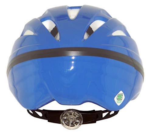 Captain Stag Champ Soft Shell Helmet, Medium, 54-58cm, for Children (Blue), Y-6546
