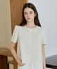 YUPPE Tucked Flower Shirt_Ivory