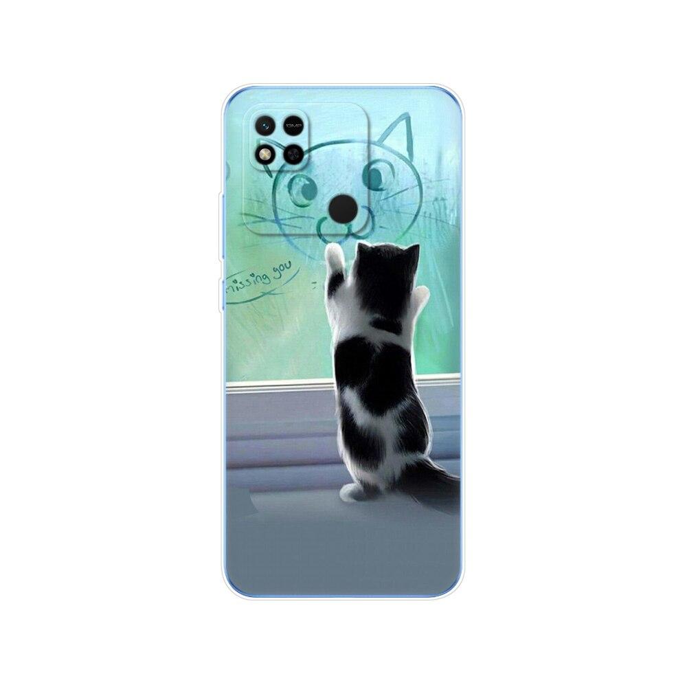 For Redmi 10A Case Back Cover For Xiaomi Redmi 10A Phone Case Redmi10A Bag Tpu Soft Silicon Protective Bumper Etui Funda Coque