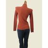 French Style Normcore Casual Turtleneck Small Thread Bottoming Shirt Fashion Wind Fall and Winter Pullover Base Long Sleeves Women's Knitted Sweater