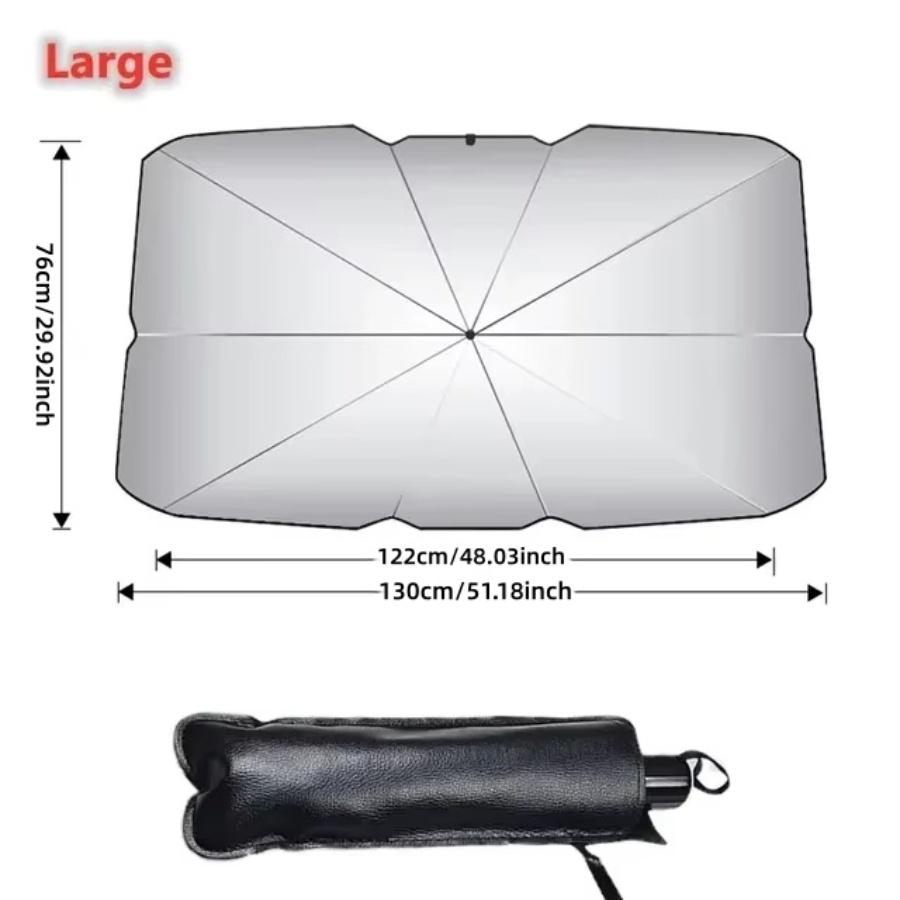 1PC Car Windshield Sunshade Car Front Shading Sun Shade Upgrade Auto Parasol Umbrella Type for Car Window Summer Sun Protection