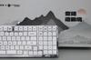 GATERON iG 98 Mechanical Gaming Wireless RGB Light for Windows and with PBT Keycaps Mountain top Co-Branded Keyboard, Hot-Swappable 3-Mode