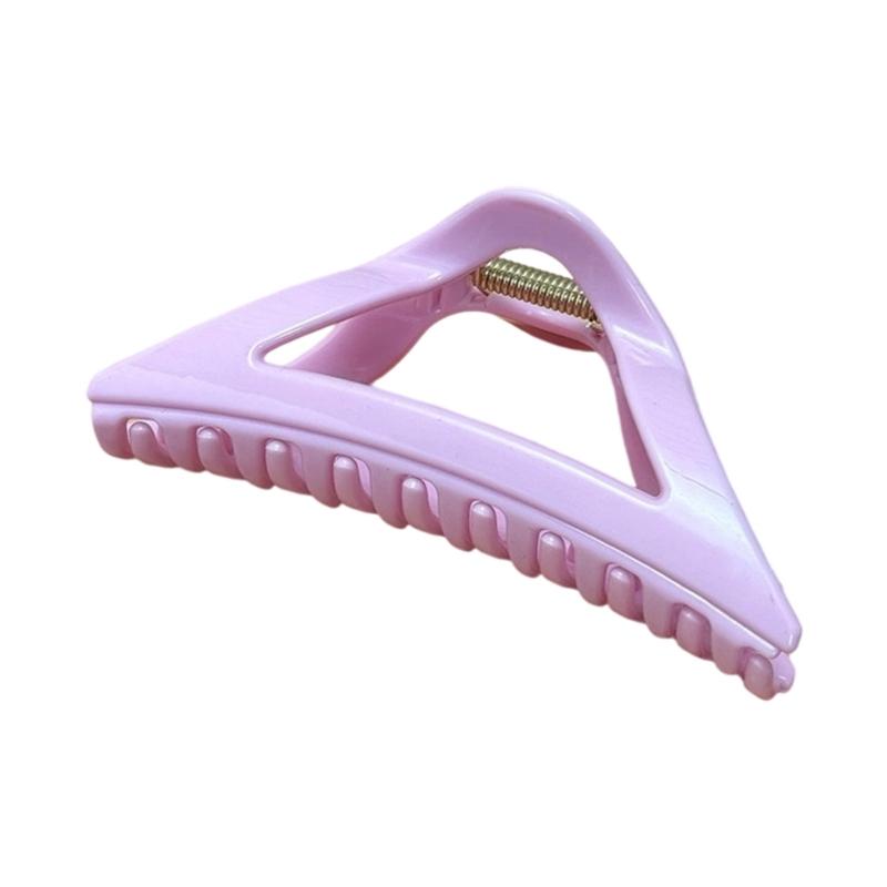 

Зажим для волос Акула для женщин, бережный захват, пластиковый зажим для волос, нескользящий, для повседневного использования, держатель для волос, удобный аксессуар для укладки 1