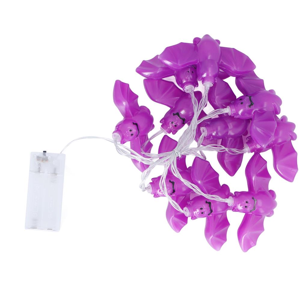 Bats String Lights 1.5m Halloween 3D Bat Shape LED String Lights Battery Powered Party Decoration