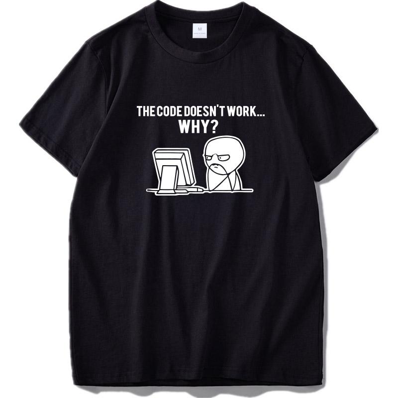 Eu Size Mayma The Code Doesn T Work Personal Graphic Print Program Trouble 100 Cotton S