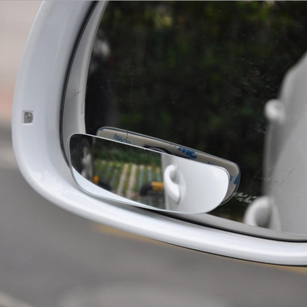 Set of 2 Car Auxiliary Mirror, Car Auxiliary Mirror, 360 Degree Angle Adjustable, Blind