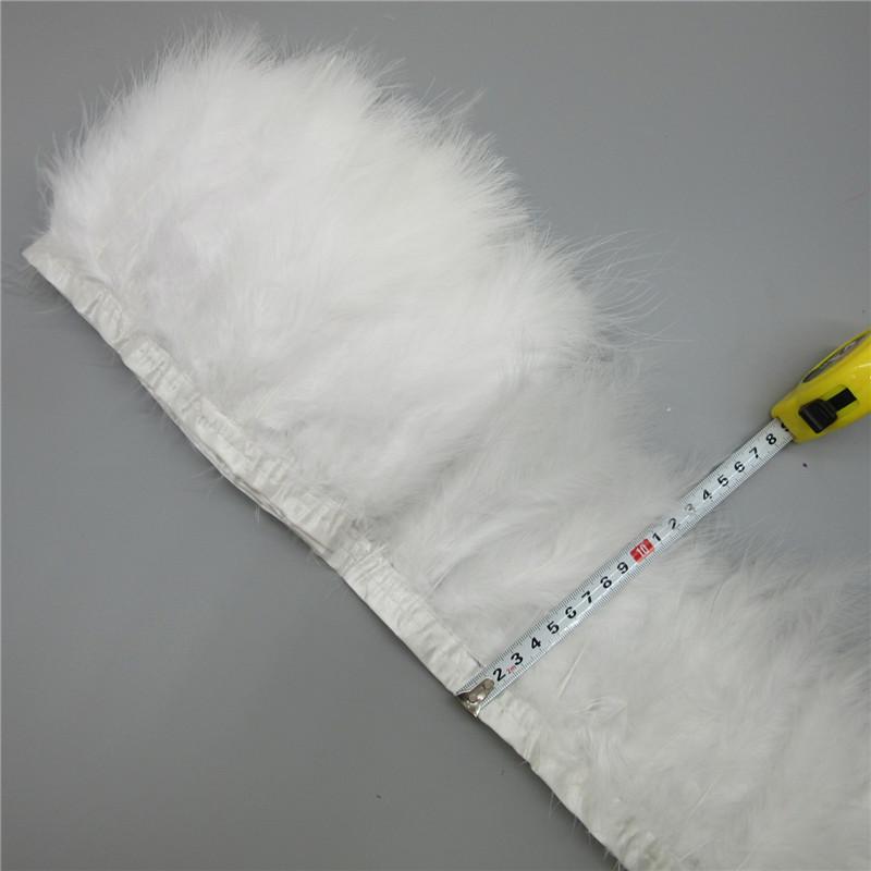 Feather2 Meter Fluffy Marabou Feathers Trim Fringe Wedding Dress Turkey Feather Ribbon Plumes Carnival Accessories Decorative Crafts