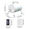 Portable Dual Purpose BBQ Grill Heating Stoves with Handle Camping Barbecue Grill Rack Net Firewood Stove Ironwork BBQ Grill