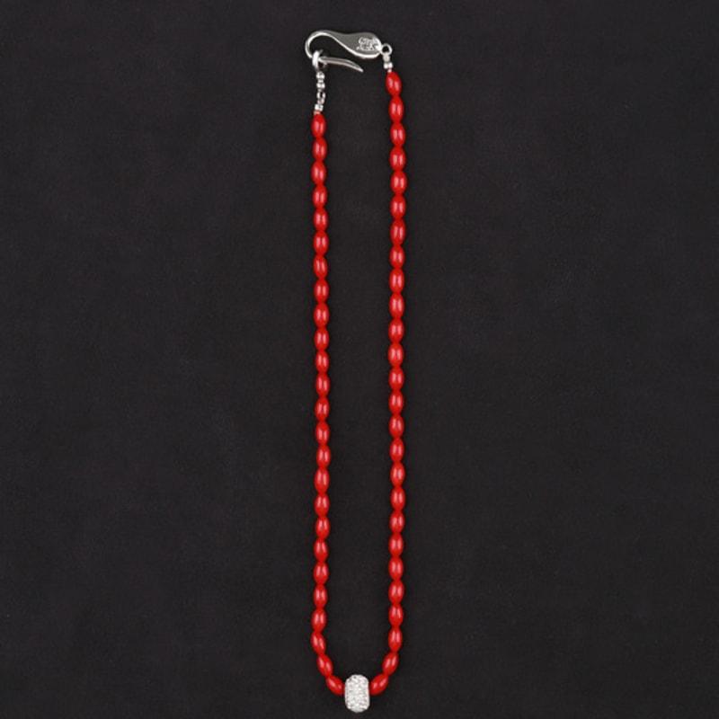 Lowool Red Sparkle Necklace
