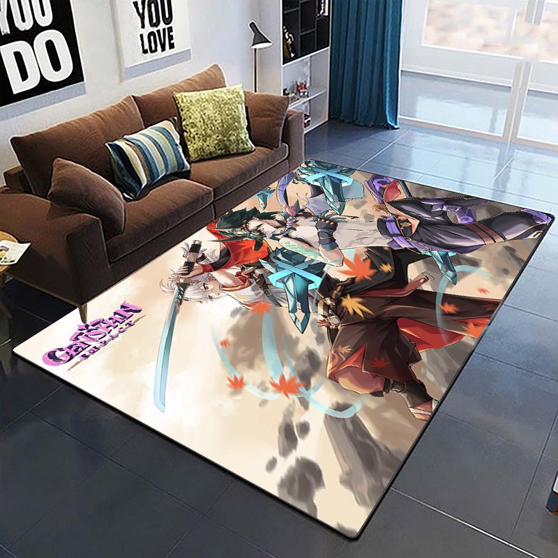 

Genshin Impact индивидуальный ковер для украшения дома, коврики для спальни, коврик для йоги, мягкие ковры для гостиной, мягкая подушка 40cm by 60cm