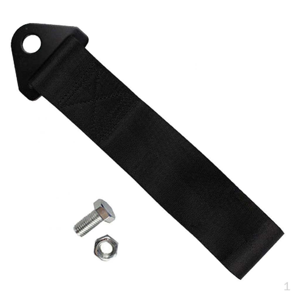 

Durable Automotive Tow Strap Set Rear Hook чорний