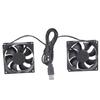 Silents 8CM 8025 USB Power Cooling Fan 5V 1.5W for PC Gaming Consoles and 3D Printers 32CFM