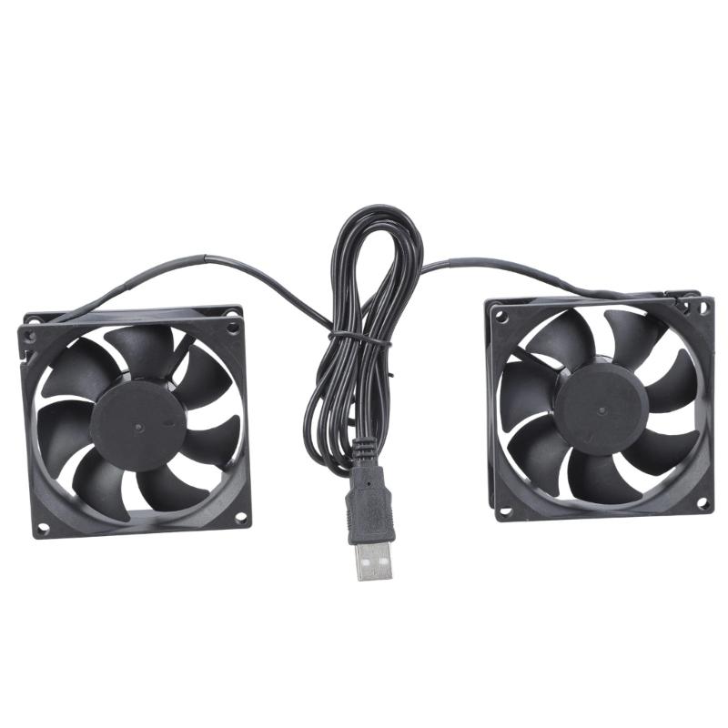 Silents 8CM 8025 USB Power Cooling Fan 5V 1.5W for PC Gaming Consoles and 3D Printers 32CFM