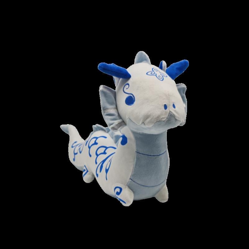 Chinesischer Drache Plüschkissen mit kurzem Kunstpelz Weiches Spielzeug zum Sammeln und als Geschenk