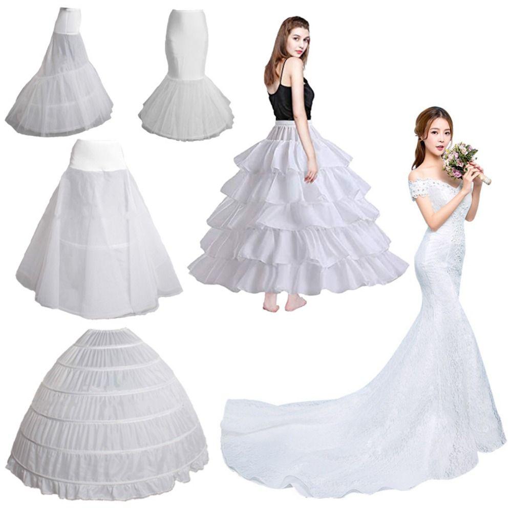 Gauze Wedding Underskirt Puffy Design Prom Crinoline High Quality Bridal Petticoat  Formal Events