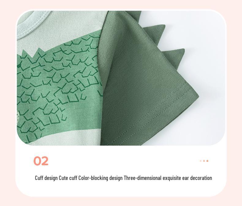 New Arrival Summer Cartoon T-Shirt Set for Boys - European & American Style Children's Clothing