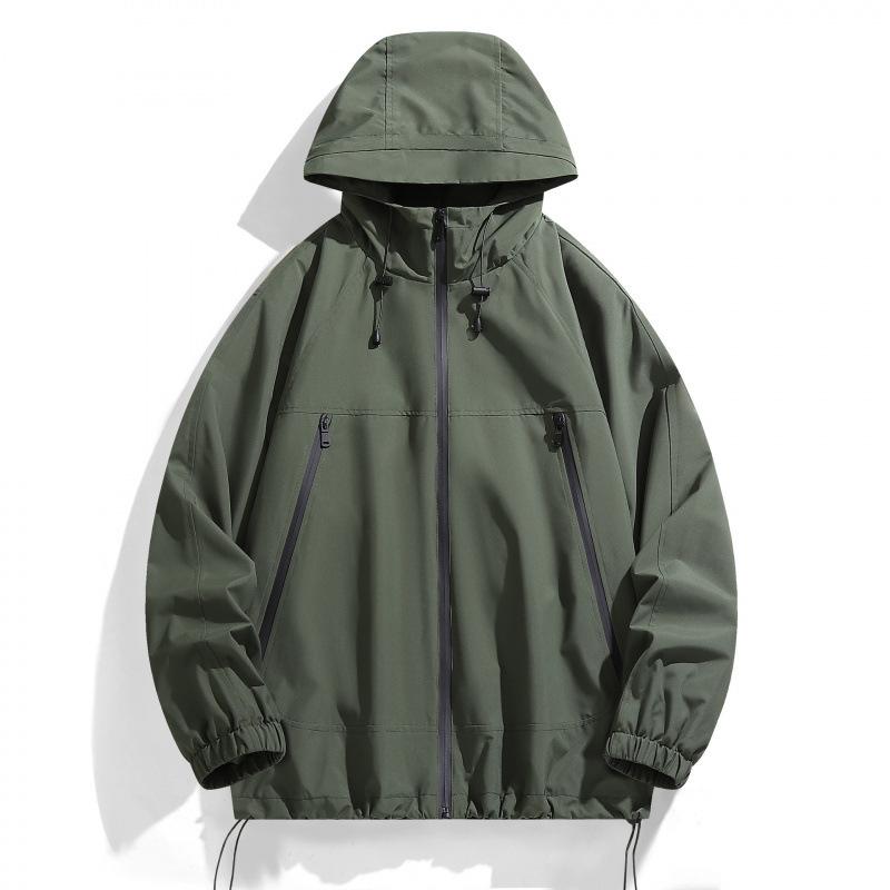 Autumn and Winter Outdoor Jacket Couple Hooded Jacket Windproof Waterproof Mountaineering Suit Sports Jacket