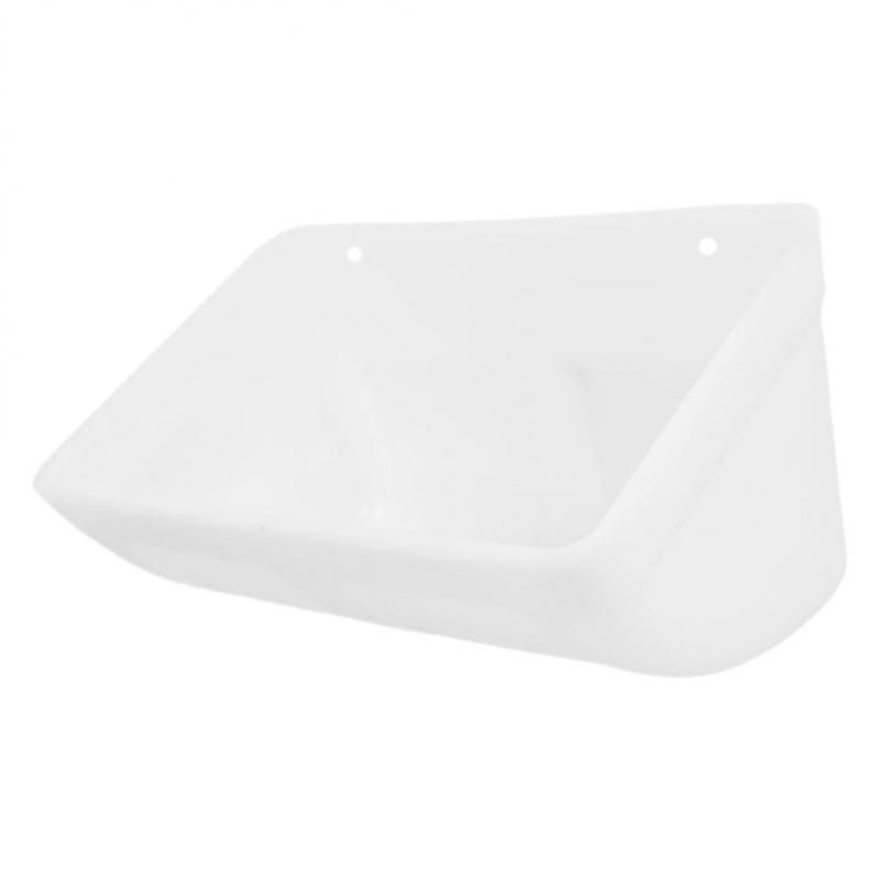 Automatic Feeder Plastic Bird Feeder for Poultry Feeding 1Set White Practical