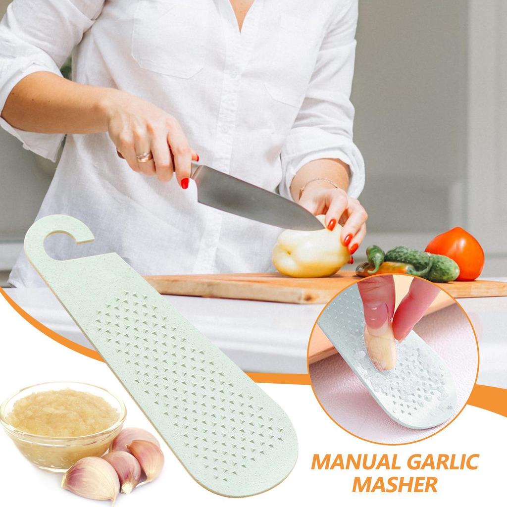 Wheat Straw Kitchen Gadget Garlic Press Labor-saving Multi-function Manual Garlic Creative Cloves Kitchen Garlic Press Tool
